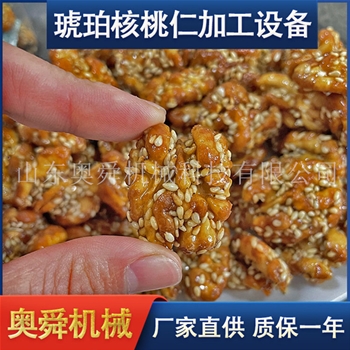 現(xiàn)貨琥珀核桃仁制作加工機(jī)器 蜂蜜琥珀核桃仁生產(chǎn)線(xiàn)